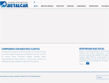 Tablet Screenshot of metalcar.com.ec